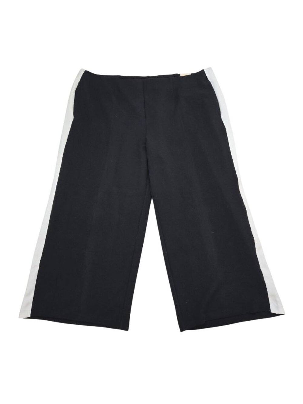 NWT Lane Bryant Wide Leg High-Rise Racing Stripe Pants Size 28 Short